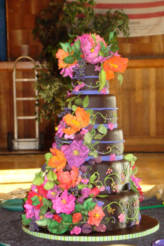 New Orleans Wedding Cake
