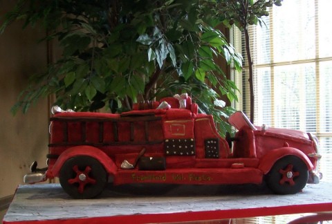 Antique fire truck