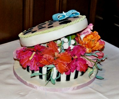 hat box cake