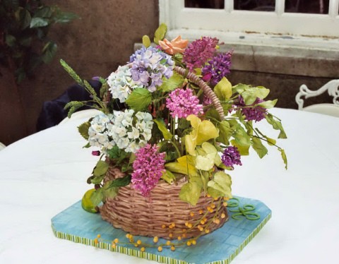 Garden party cake